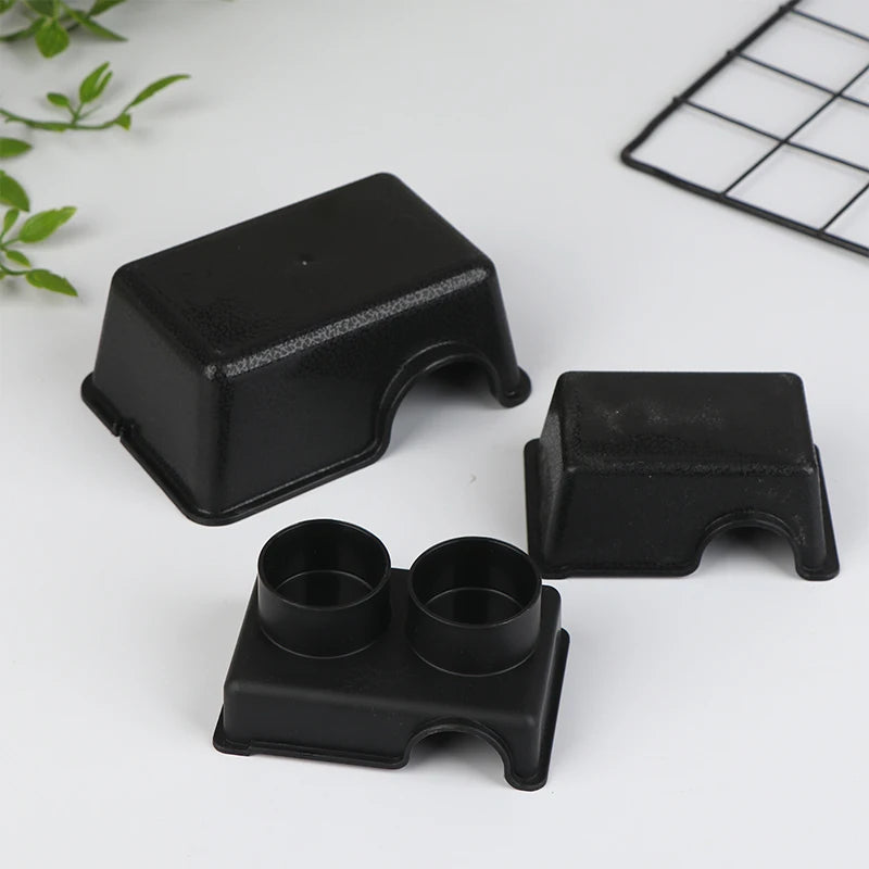 Reptile Black Ventilated Hide Box