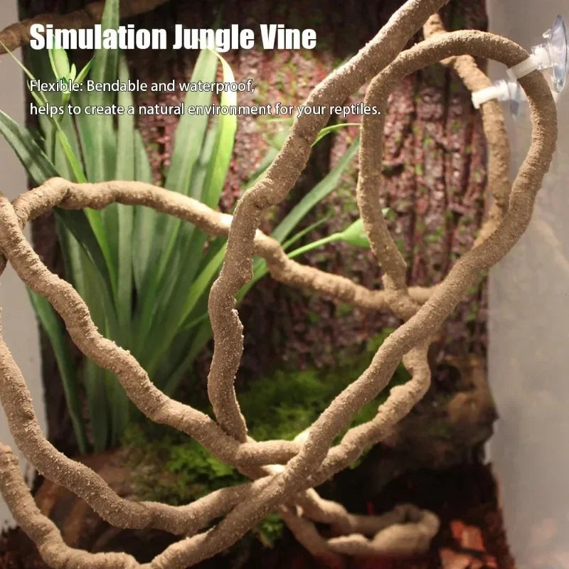 Reptile Bendable Climbing Vine Terrarium Decor