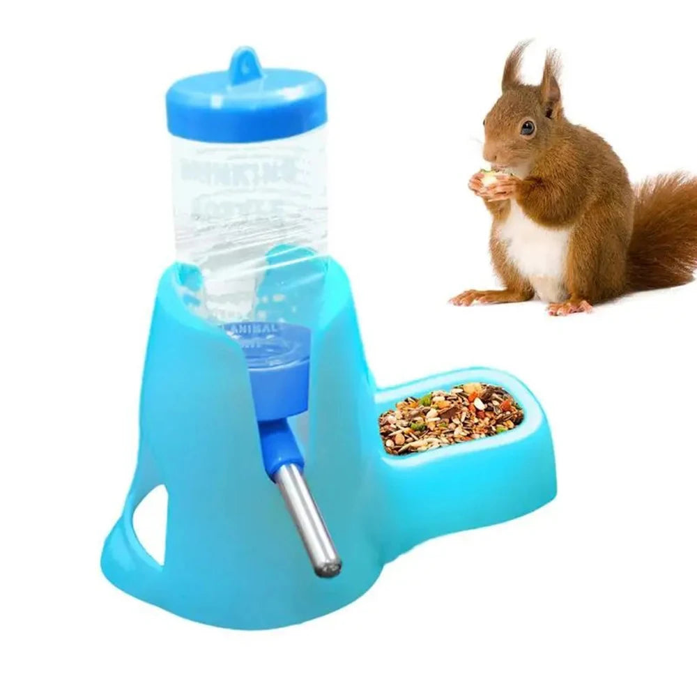 Hamster Water Bottle and Food Container Combo