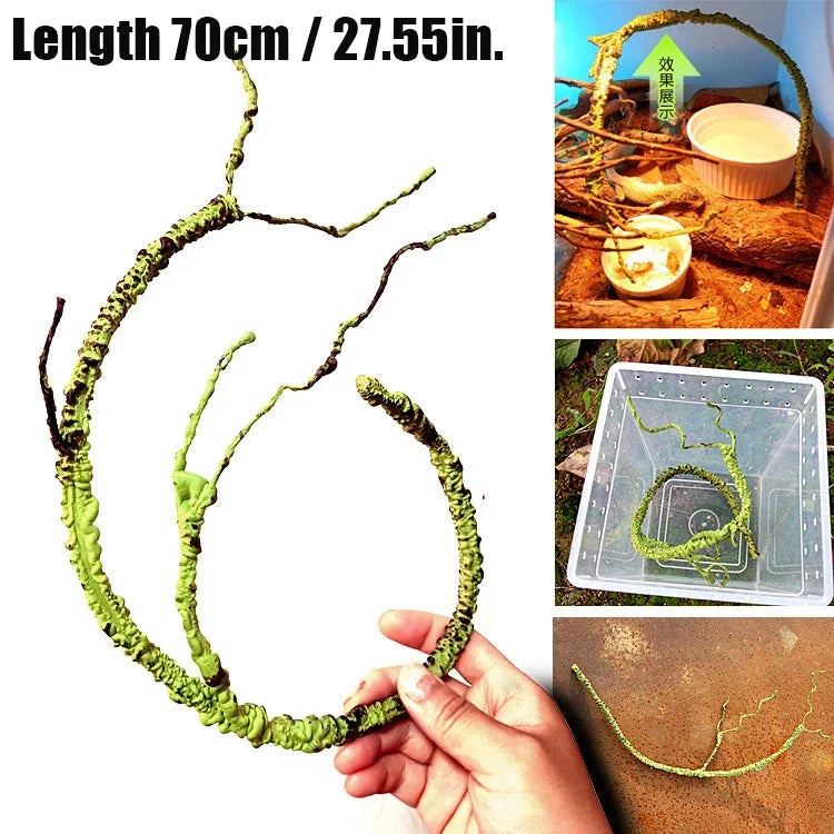 Reptile Bendable Climbing Vine Terrarium Decor
