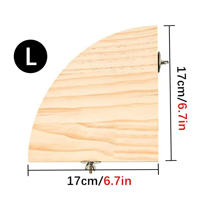 Bird Wood Perch Platform Stand