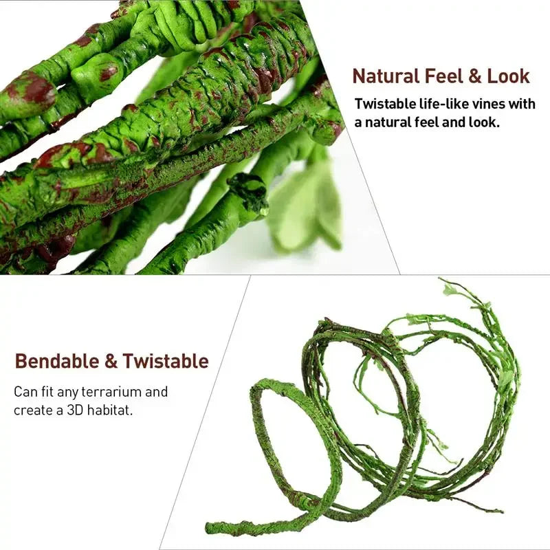 Reptile Bendable Climbing Vine Terrarium Decor