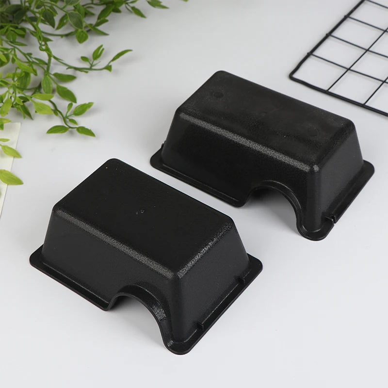 Reptile Black Ventilated Hide Box