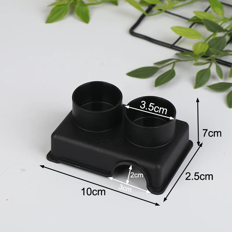 Reptile Black Ventilated Hide Box