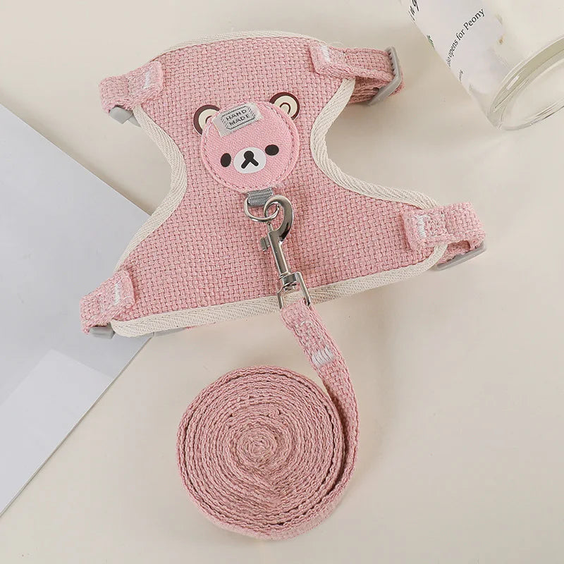 Small Animal Harness & Leash — Rabbit, Guinea Pig, Ferret