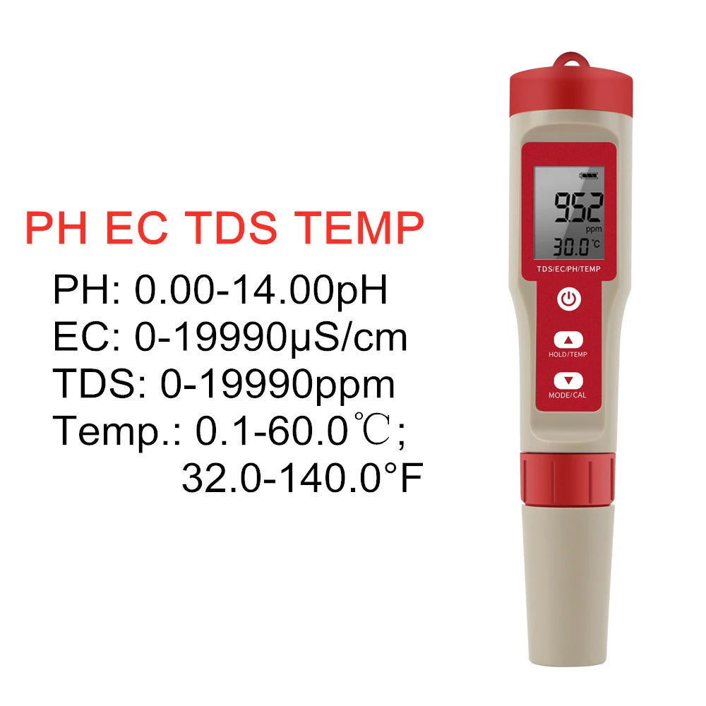 5-in-1 Aquarium Water Quality Monitor