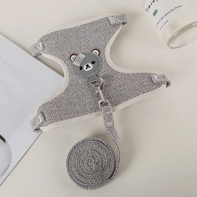 Small Animal Harness & Leash — Rabbit, Guinea Pig, Ferret