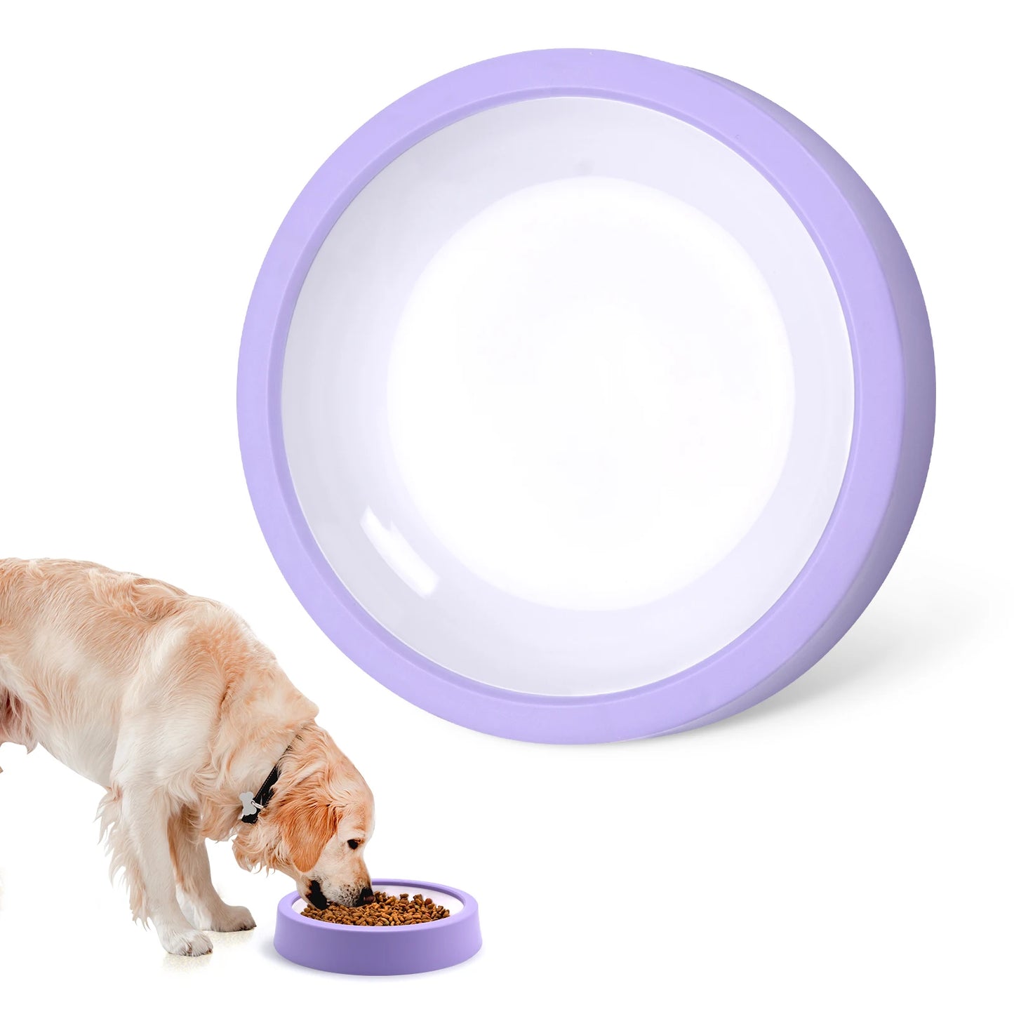 Slow Feeder Dog Bowl — Anti-Gulping Puzzle Bowl