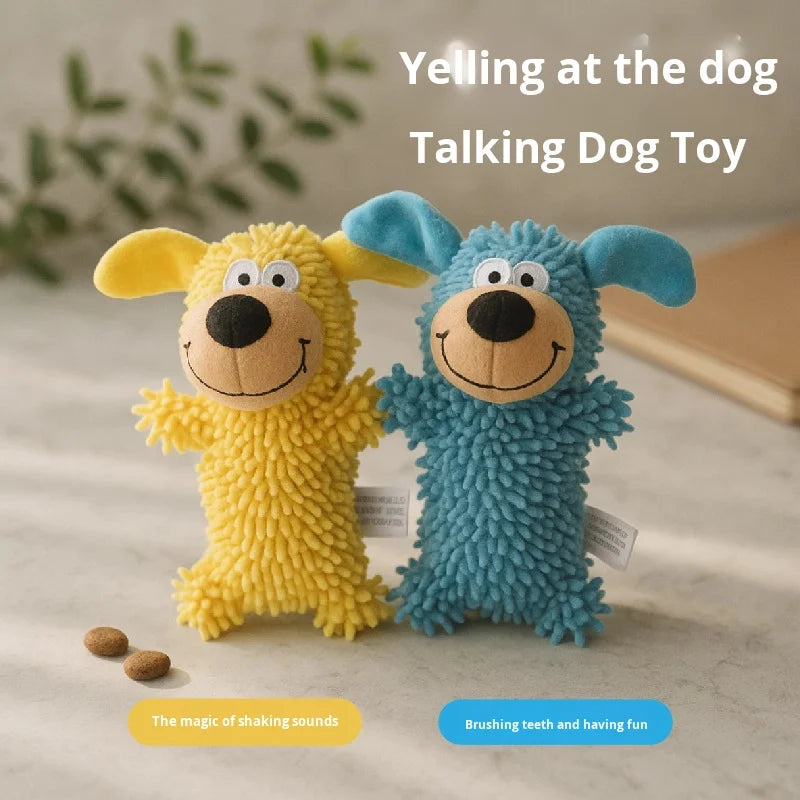 Dog Plush Squeaky Toy Set