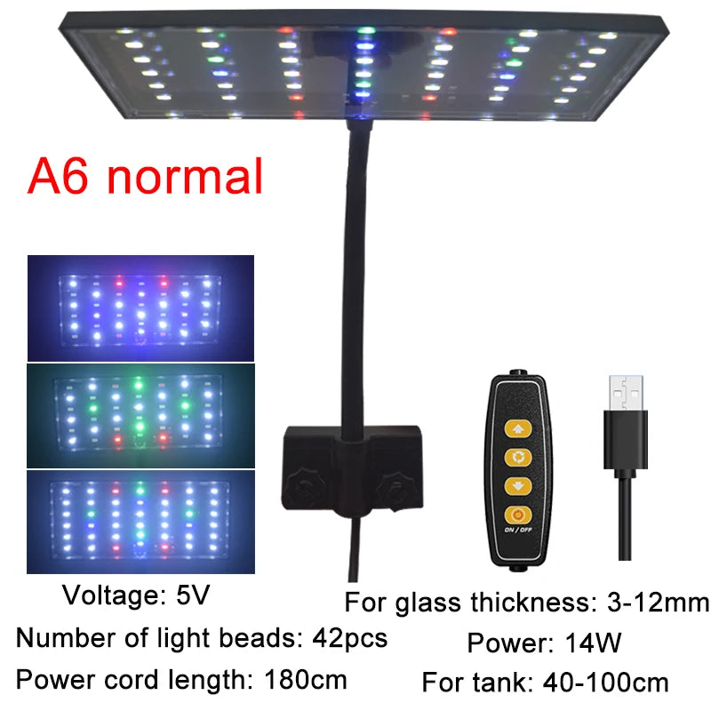 USB Full Spectrum Aquarium LED Light