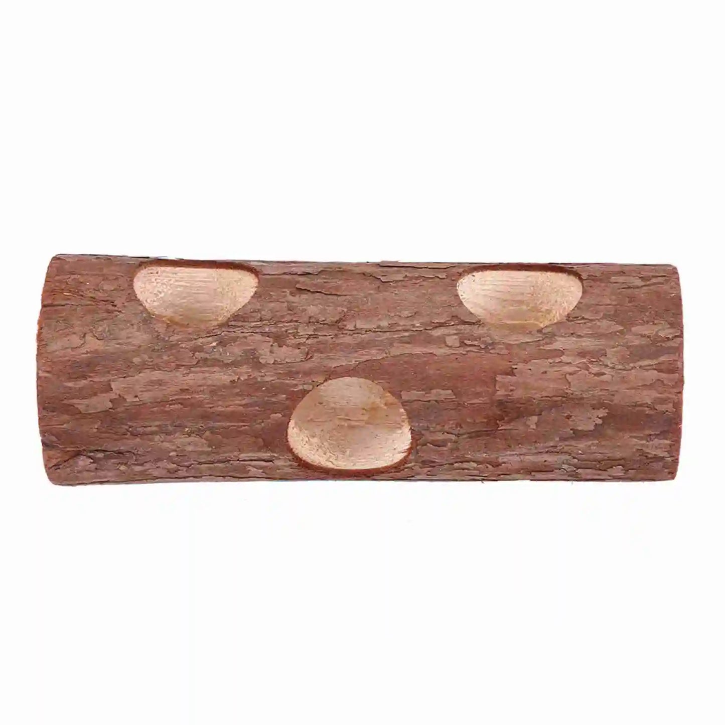 Wooden Hamster Tunnel — Exercise and Chew Toy for Small Pets