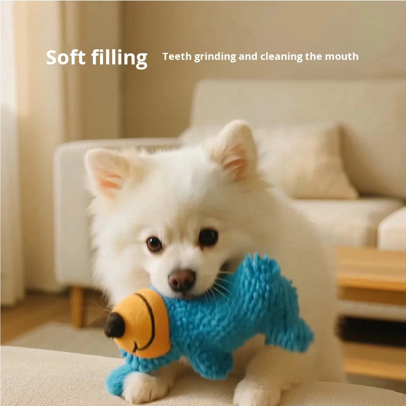 Dog Plush Squeaky Toy Set