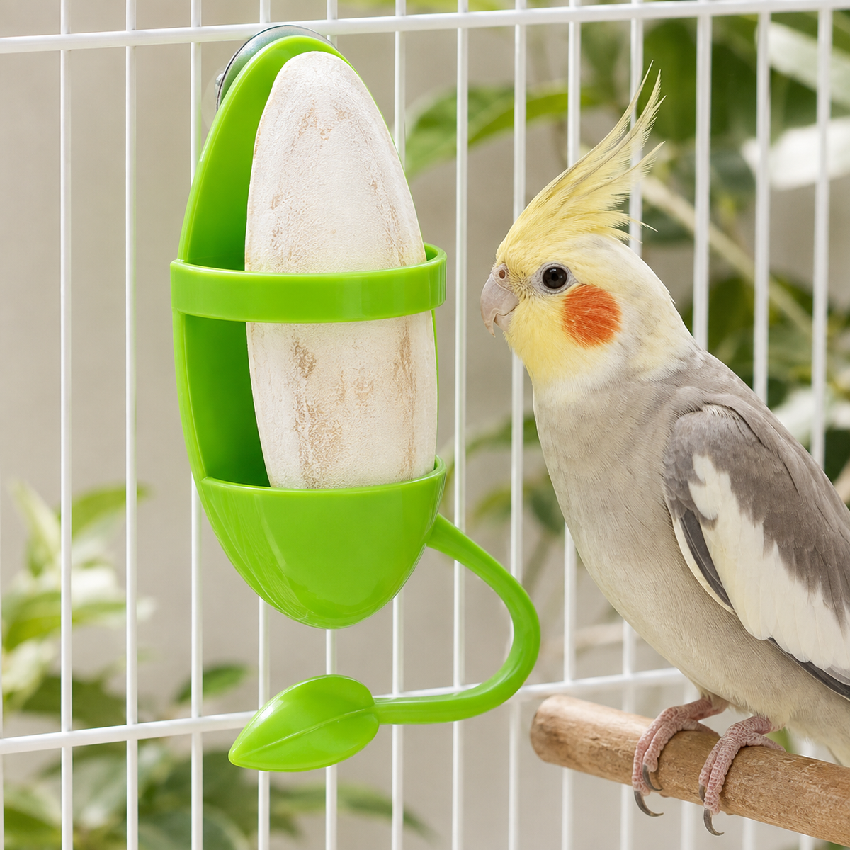 Bird Cuttlebone Veggie Clip hero image
