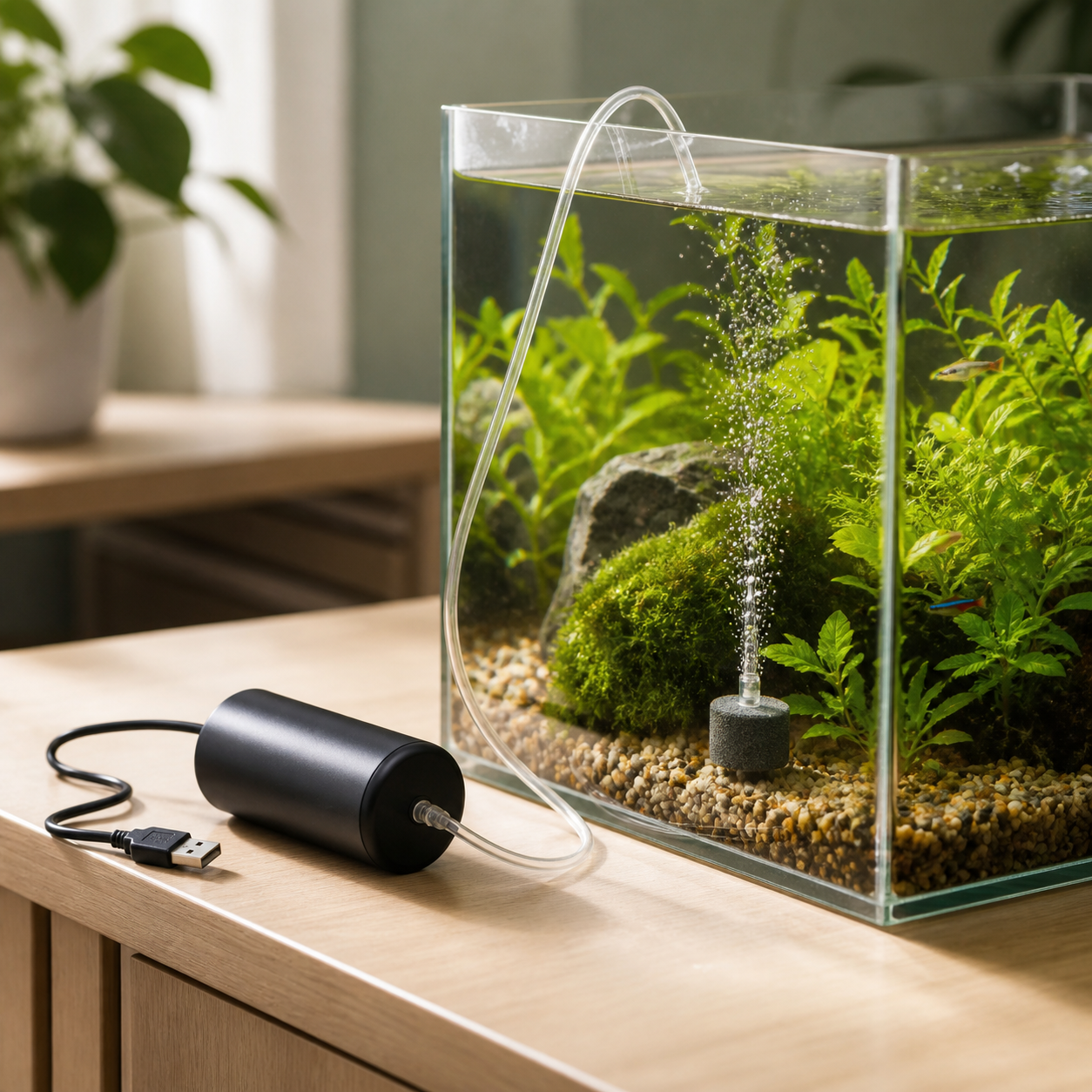 USB Aquarium Air Pump